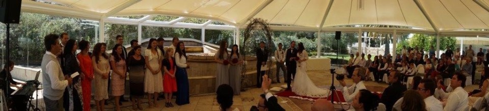 Wedding panoramic view